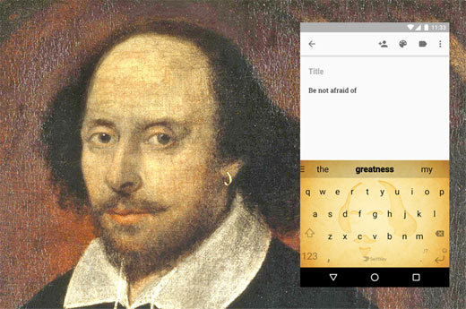 新手机app教你用莎士比亚的方式聊天!