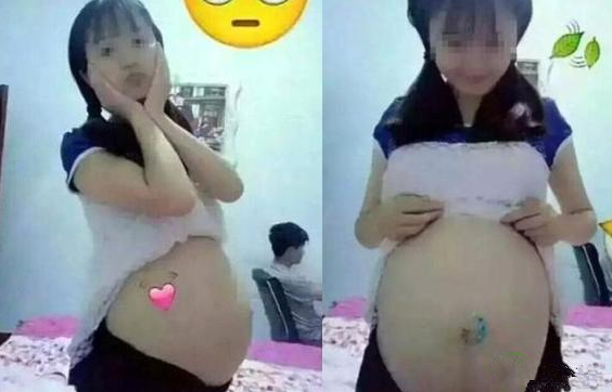 Shocked! Online pregnancy photos after 16 years of age are controversial! .jpg