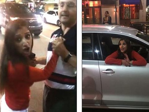 American female doctor drunk assaulted Uber driver on the street and was dismissed by the hospital.jpg
