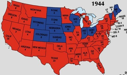 美国总统选举中的地理学