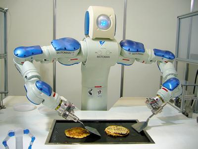 日本要开机器人王国 掌勺歌舞全都会!