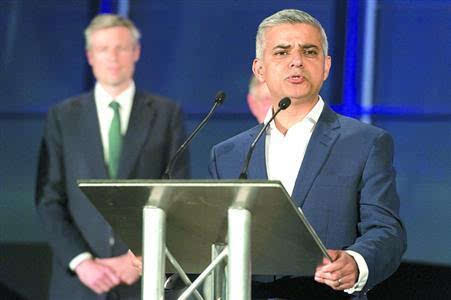 伦敦迎来首位穆斯林市长 来自工薪阶层!