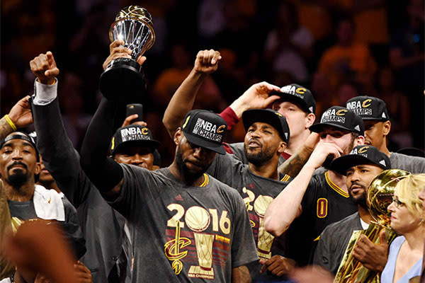 A shocking reversal! The Cleveland Cavaliers won the NBA championship for the first time! .jpg