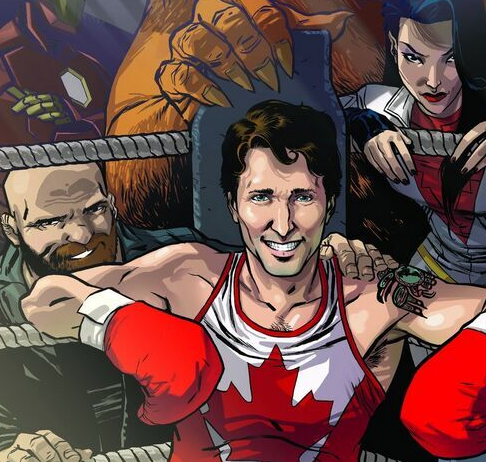 加拿大总理化身拳击手 登上漫威漫画封面!