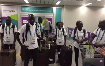 The first Olympic refugee delegation appeared in Rio.jpg
