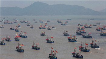 A large number of Chinese ships entered the waters near the Diaoyu Islands.jpg