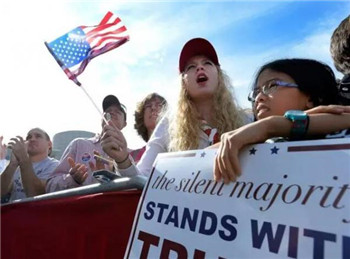 Trump appealed to blacks for support at a mostly white rally.jpg