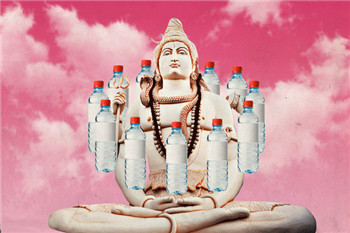 The Ganges pilgrimage is too hard and bottled holy water is delivered to your home.jpg
