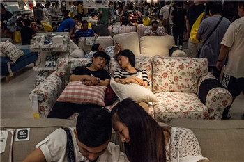 Why Chinese people like to go to sleep at IKEA.jpg