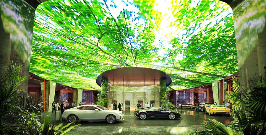 太壕了!迪拜打造世界上第一个带有热带雨林的酒店!