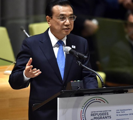 李克强谈难民危机 承诺中国将提供1亿美元援助.jpg