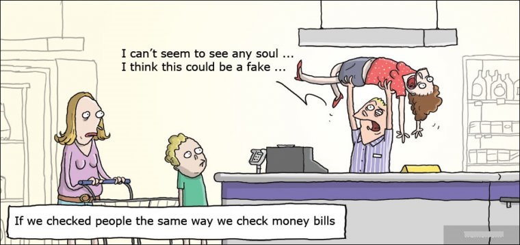 Bilingual jokes Issue 285: Money checking.jpg