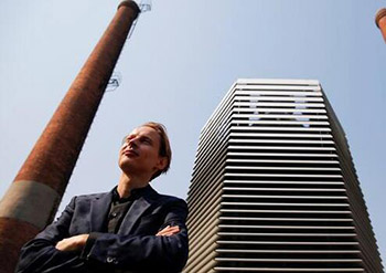 There is a smoking tower in China that specializes in smog pollution.jpg