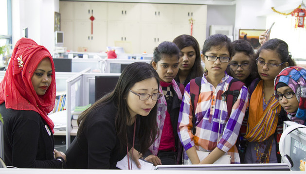 越来越多的孟加拉学生前往中国大学求学