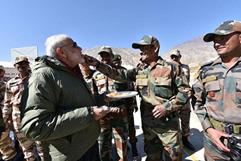 Prime Minister Modi spent Diwali with Indian soldiers.jpg