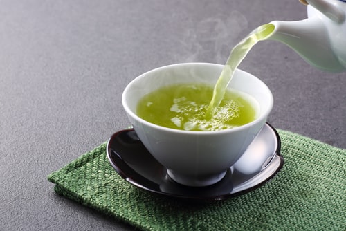 喝绿茶