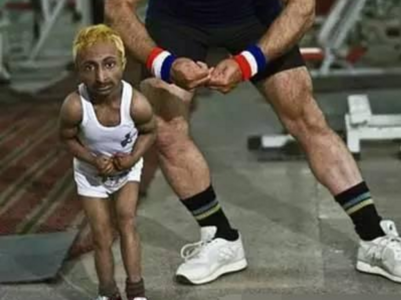 The smallest bodybuilder in the world weighs only 85 cm and 20 kg.jpg