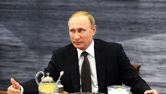 Opinion polls show that about two-thirds of the Russian people are in favor of Putin's re-election as President.jpg