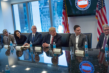 American technology leaders meet with Trump to adapt to the new reality.jpg