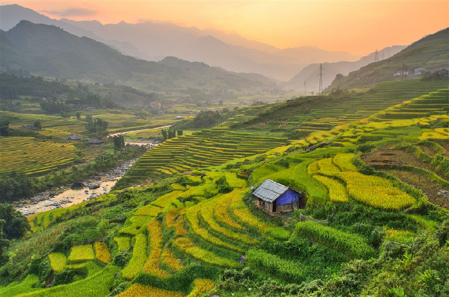 魅力乡村景色