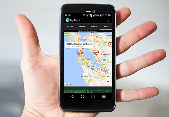 美国研发的手机APP今年共记录近400次地震