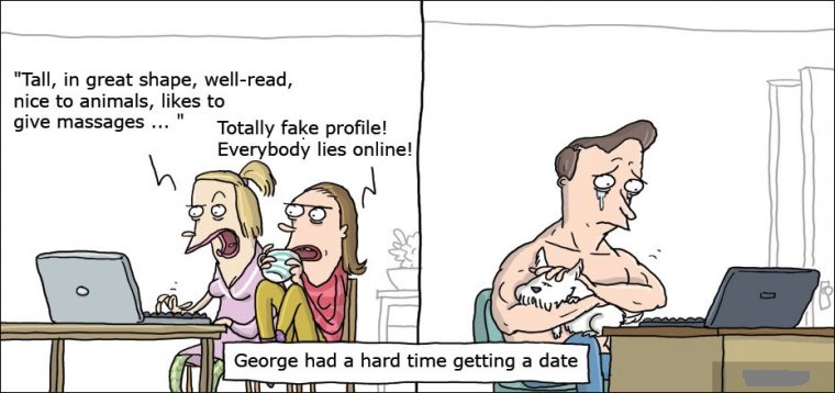 Bilingual jokes Issue 390: The troubles of online dating.jpg