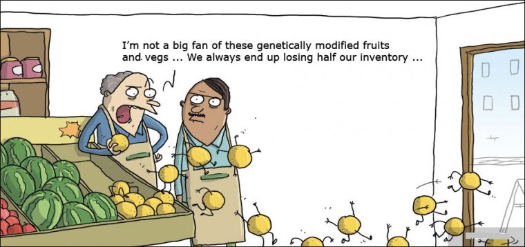 转基因蔬菜水果太恐怖了……