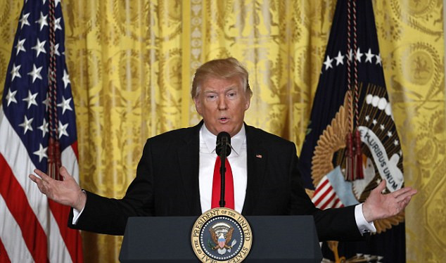 Trump: My White House is okay. The bad news is all fake news.jpg
