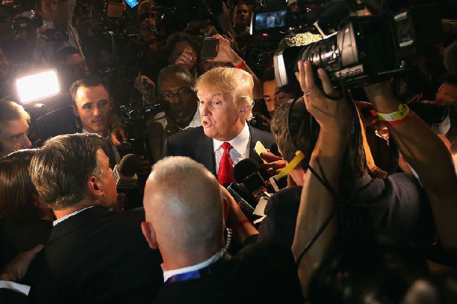 Trump has become the "gold mine" of American talk show.jpg