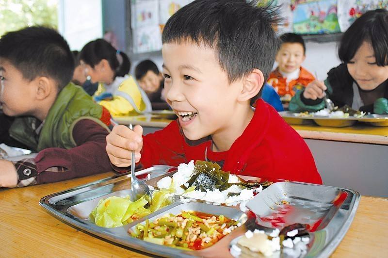 营养餐计划惠及中国3600万农村中小学生