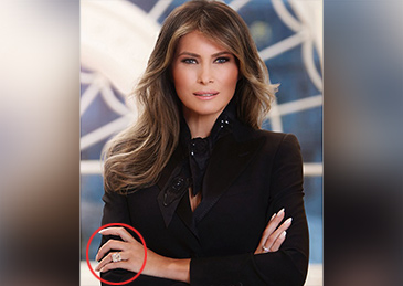 美国白宫发布第一夫人梅拉尼娅·特朗普官方照片.jpg