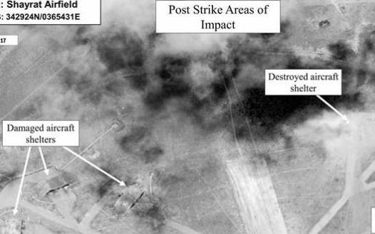 Satellite photos of Shayrat Air Base in Syria after the US bombing.jpg