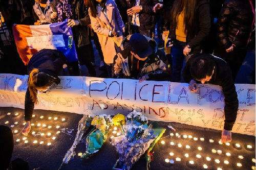 The Chinese ambassador to France and the head of the Paris Police Department exchanged views on the shooting of Chinese people.jpg