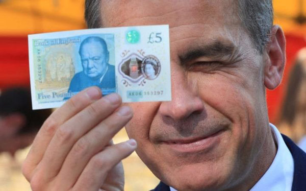 Did you notice a major grammatical error in the new version of the £5 banknote? .jpg