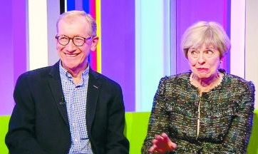 British prime ministers and couples show affection on TV.jpg