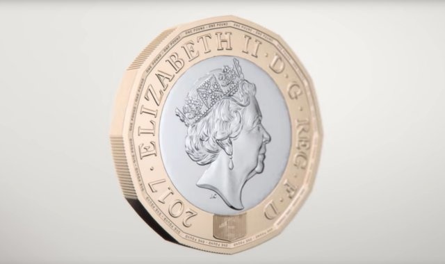 经济学人:防止伪造 英国新推一英镑硬币(2)