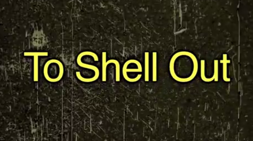 To Shell Out 付一大笔钱