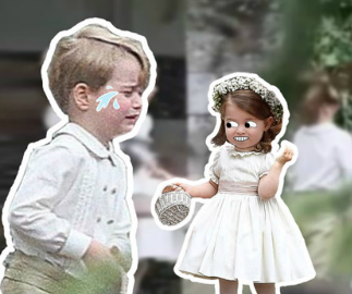 英国小王子被训哭 遭妹妹幸灾乐祸?