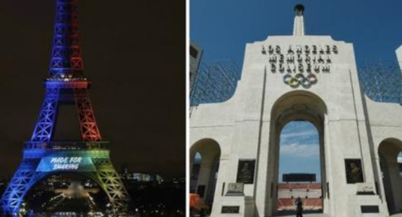 Paris and Los Angeles won the right to host the Olympic Games at the same time.jpg