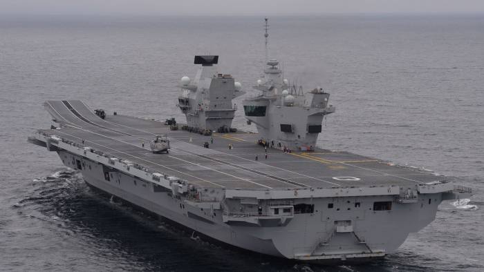Britain will send aircraft carriers to sail in the South China Sea.jpg