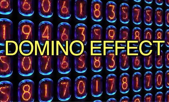 多米诺骨牌效应 domino effect