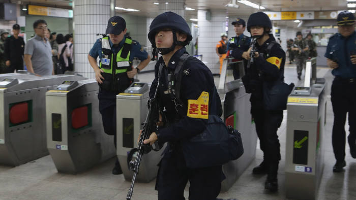 North Korea said that the US-South Korea military exercises "will push the situation into a nuclear war phase".jpg