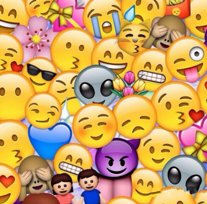网络流行聊天语:Emojis表情包