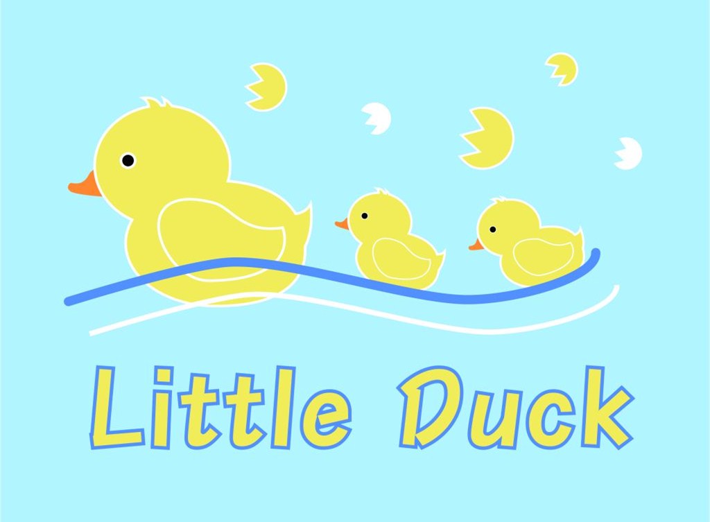 little duck says quack
