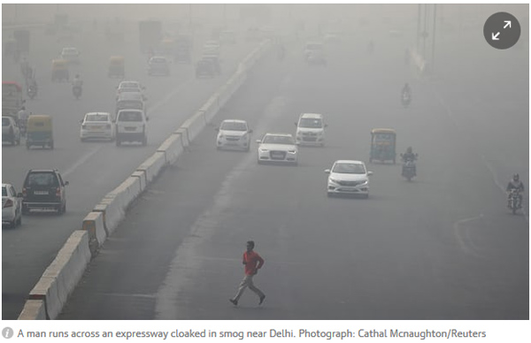 Delhi was hit hard by smog Even the anti-haze helicopters were defeated.jpg