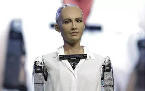 沙特阿拉伯授予机器人索菲娅公民权利.jpg