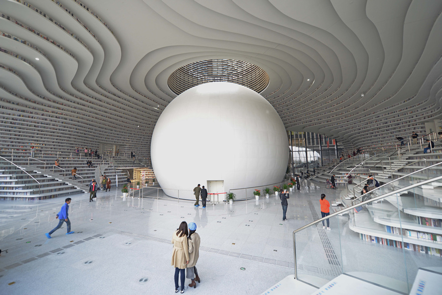 The most beautiful library in China has gone abroad, and foreign media have called for it.jpg