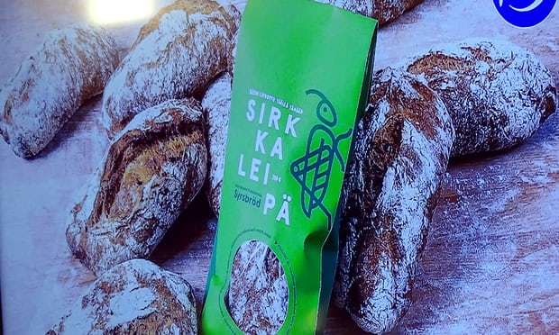 芬兰一家食品公司推出蟋蟀粉面包