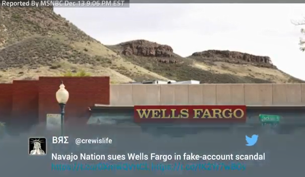 wells fargo was sued by tribe