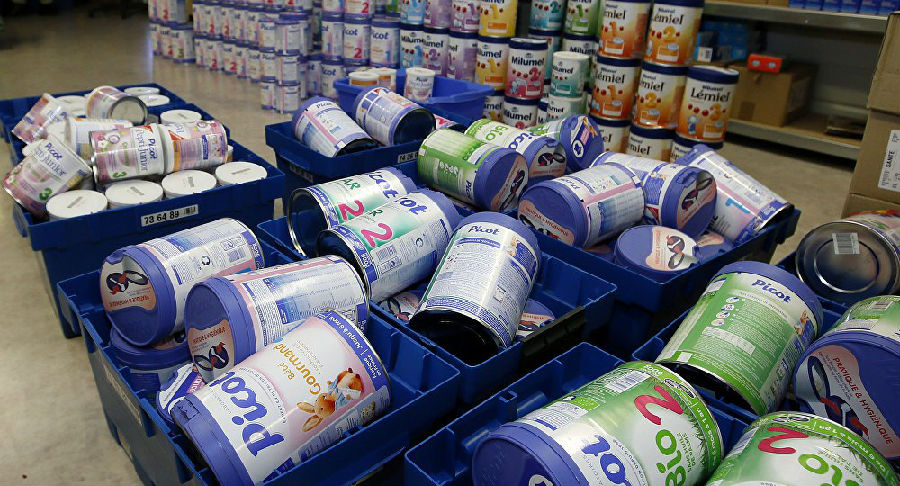 法国奶粉生产商全球紧急召回'毒奶粉'